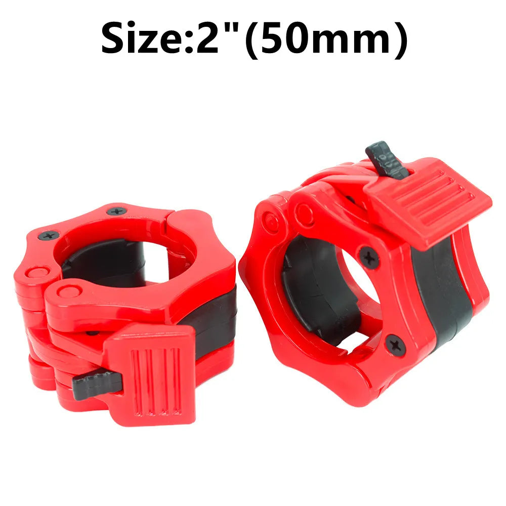Pair Of Locking 25/50mm Barbell Collar Lock