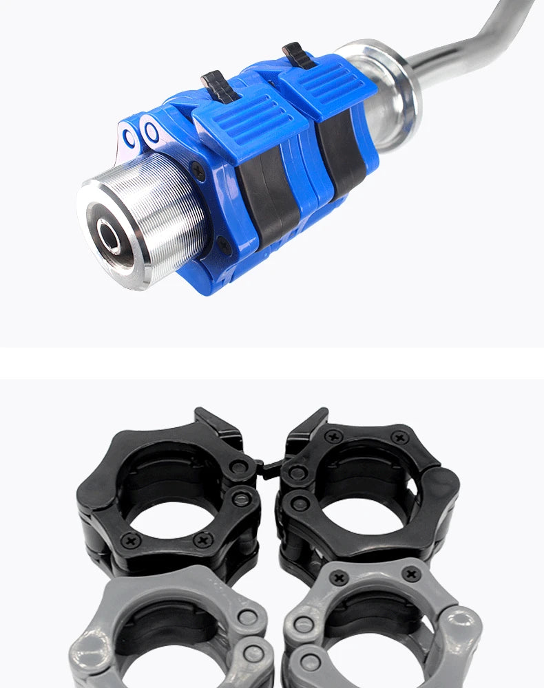 Pair Of Locking 25/50mm Barbell Collar Lock