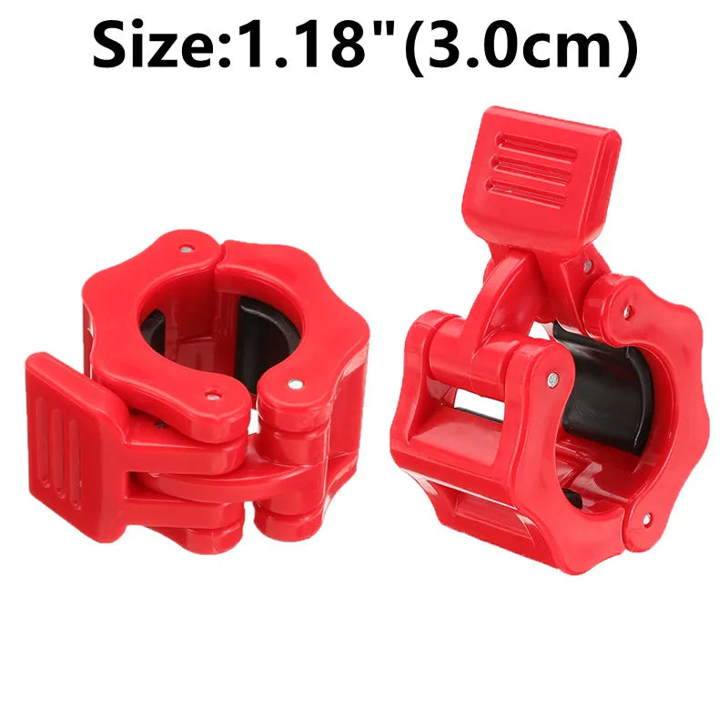 Pair Of Locking 25/50mm Barbell Collar Lock