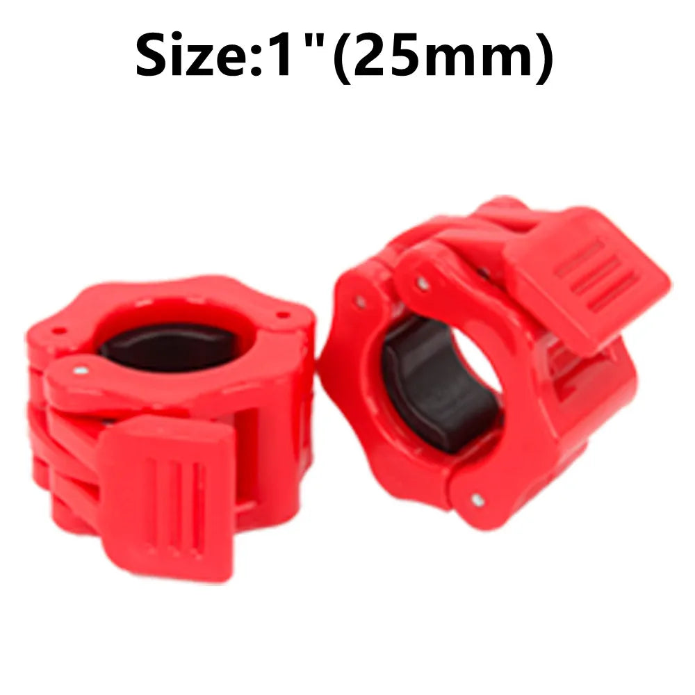 Pair Of Locking 25/50mm Barbell Collar Lock