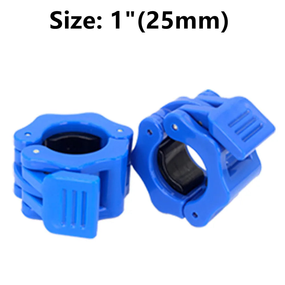 Pair Of Locking 25/50mm Barbell Collar Lock