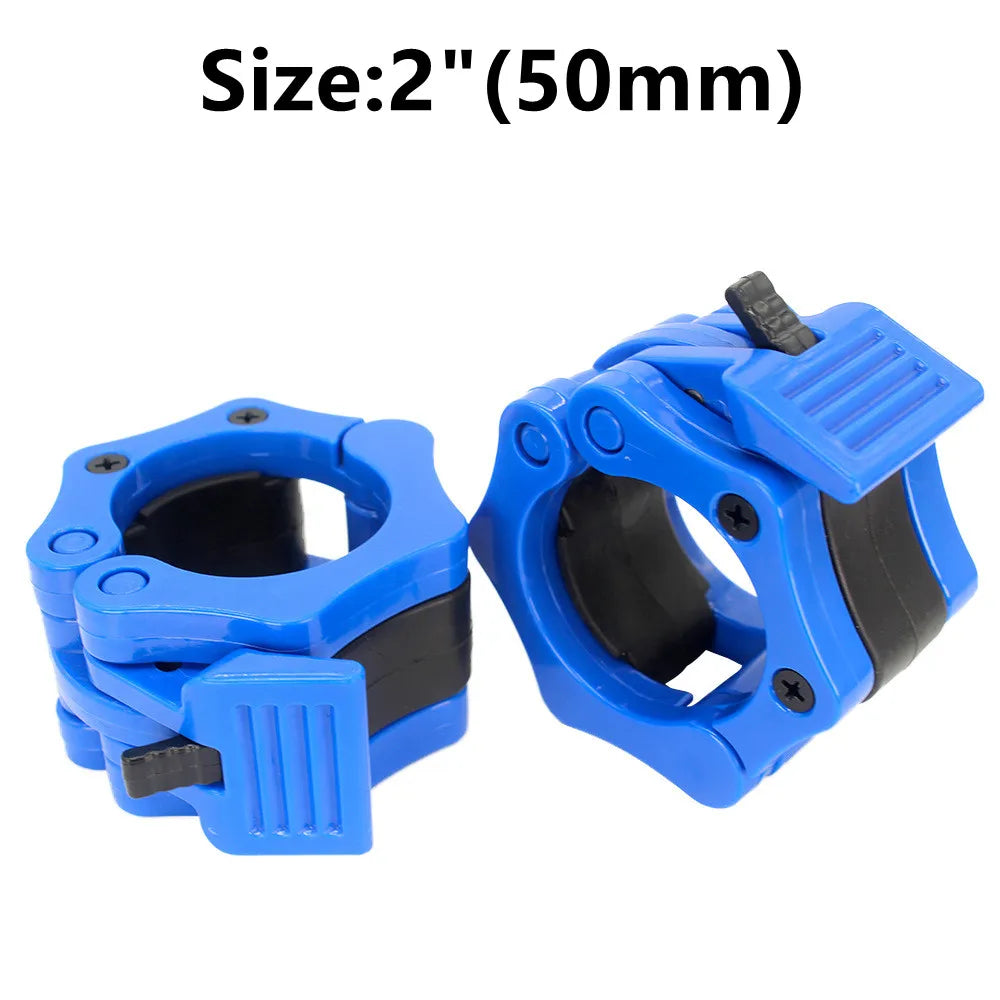 Pair Of Locking 25/50mm Barbell Collar Lock