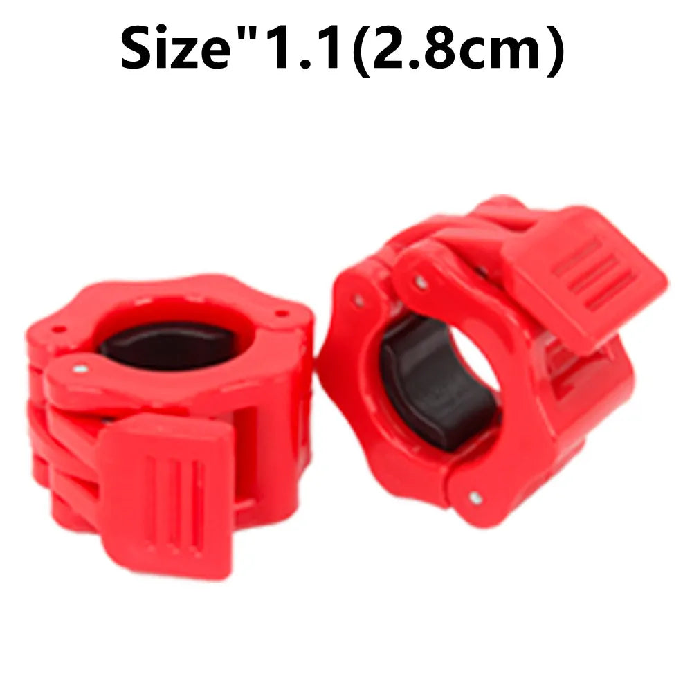 Pair Of Locking 25/50mm Barbell Collar Lock
