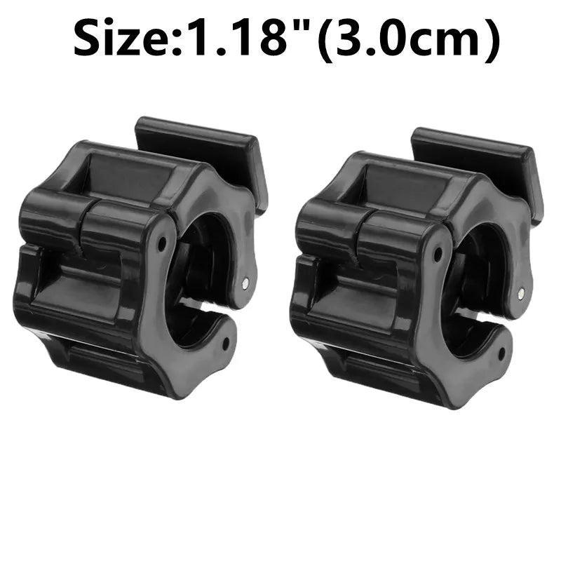 Pair Of Locking 25/50mm Barbell Collar Lock