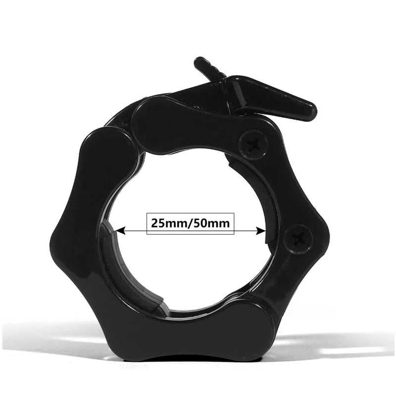 Pair Of Locking 25/50mm Barbell Collar Lock